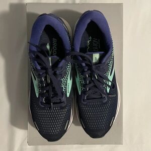 Brooks Women's Navy/Green Ghost 14 Running Shoes Size 8.5